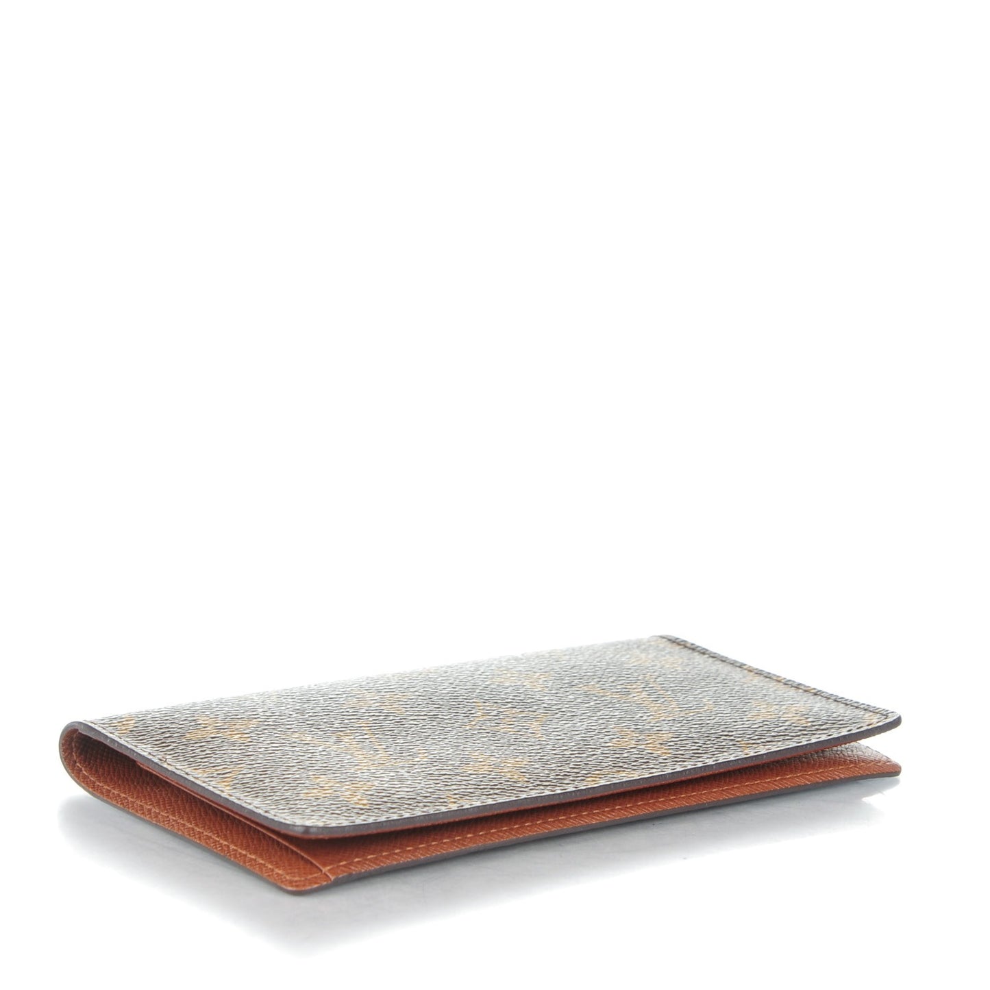Monogram Simple Checkbook Holder Wallet Cover