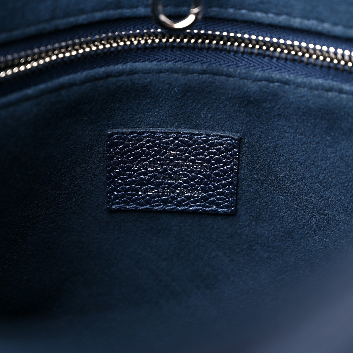 Metallic Empreinte Monogram Giant Onthego PM Navy Nacre
