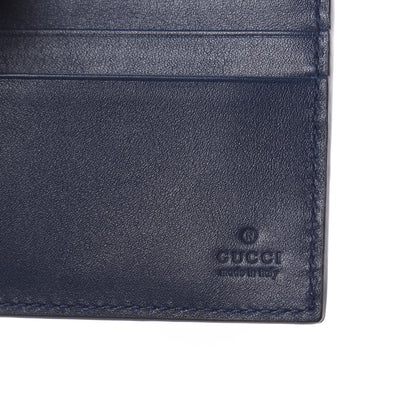 Gucci X MLB Guccissima Signature NY Yankees Embroidered Bi-Fold Wallet Royale Ivory 4 of 5