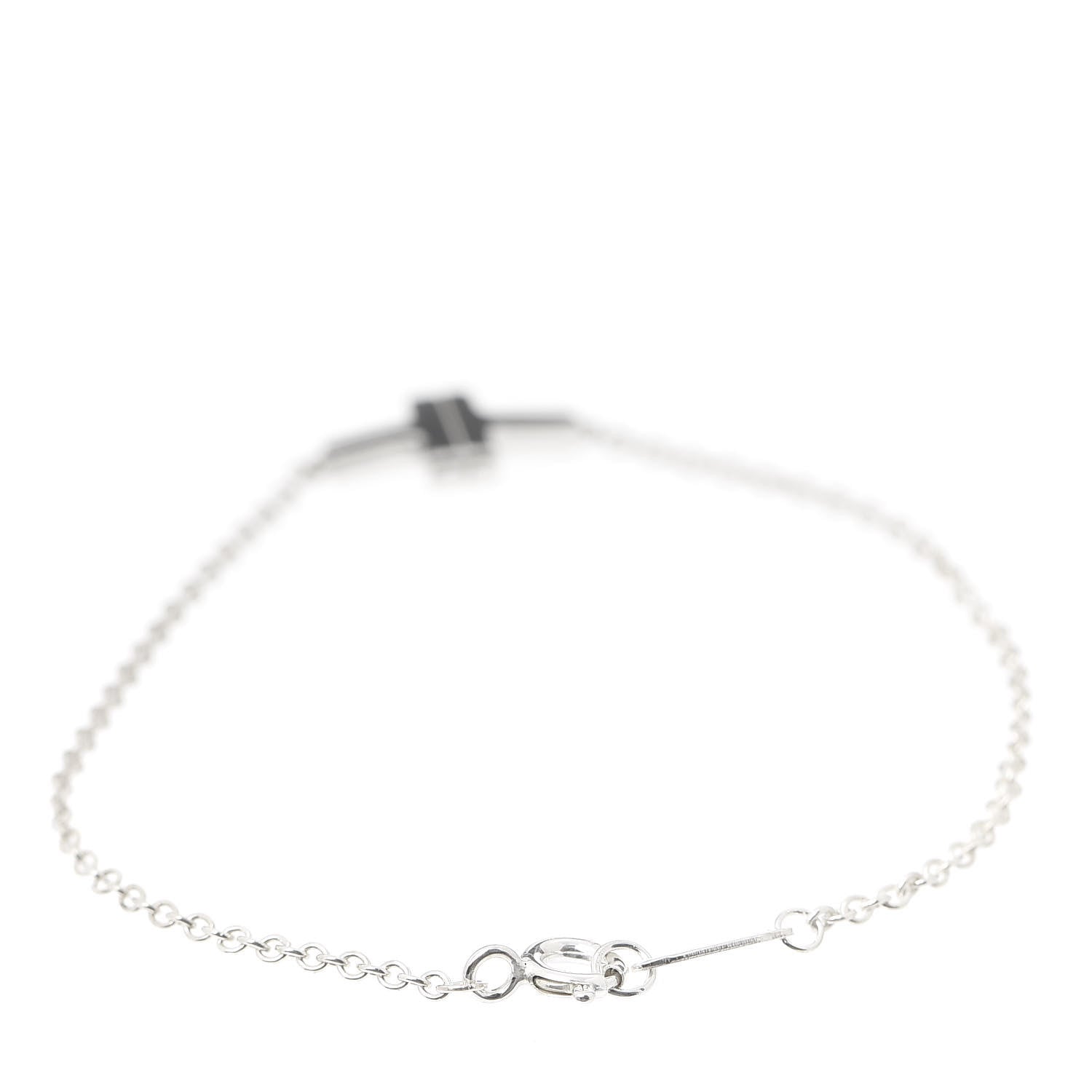 Tiffany Sterling Silver T Two Single Chain Bracelet 3 of 6