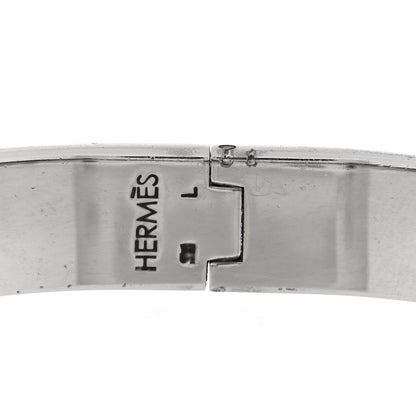 Hermes Enamel Narrow Clic Clac H Bracelet GM Orange 4 of 4