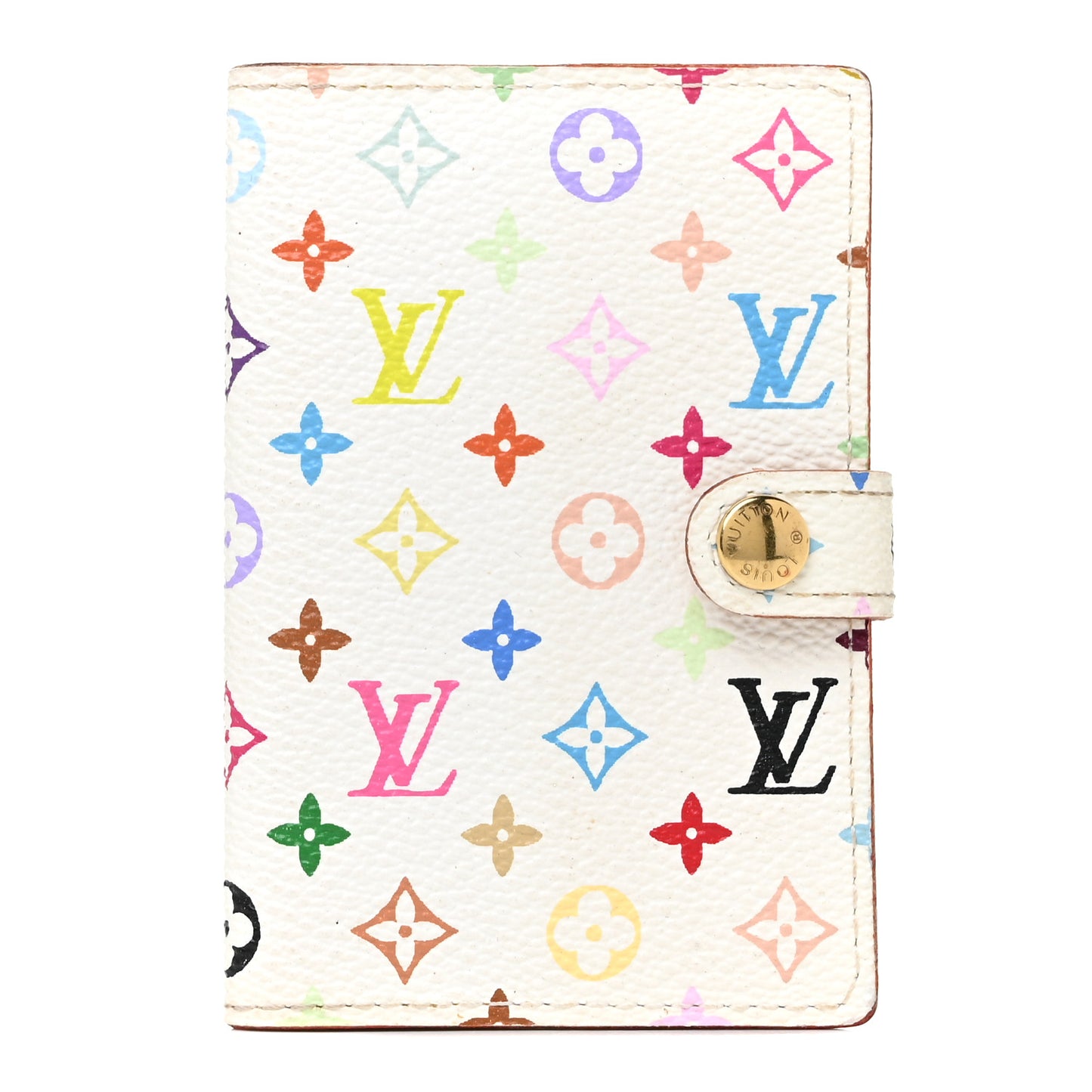 Monogram Multicolor Carnet de Bal Mini Agenda Cover White