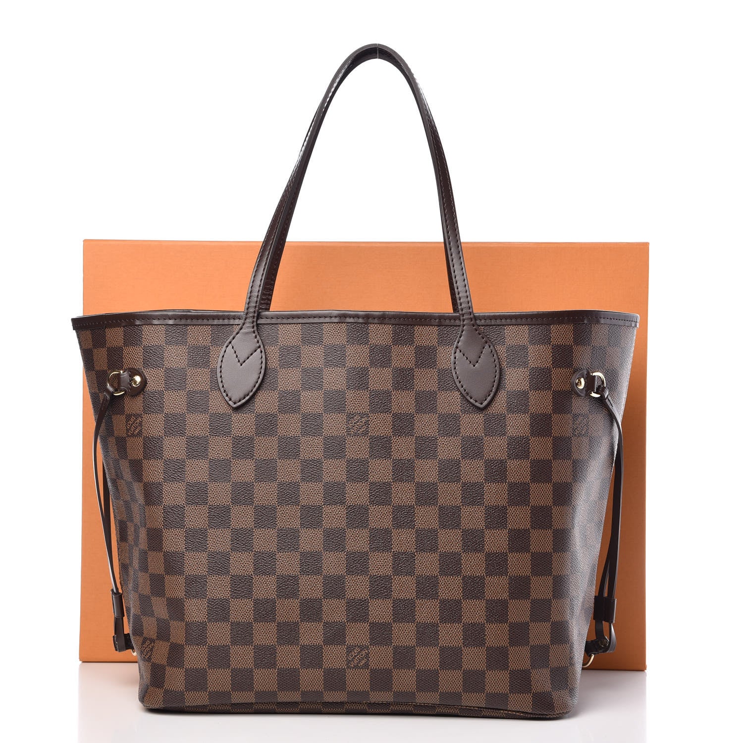 Louis Vuitton Damier Ebene Neo Neverfull MM Rose Ballerine 13 of 13