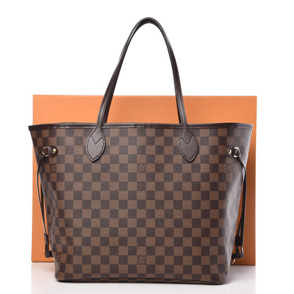 Louis Vuitton Damier Ebene Neo Neverfull MM Rose Ballerine 13 of 13