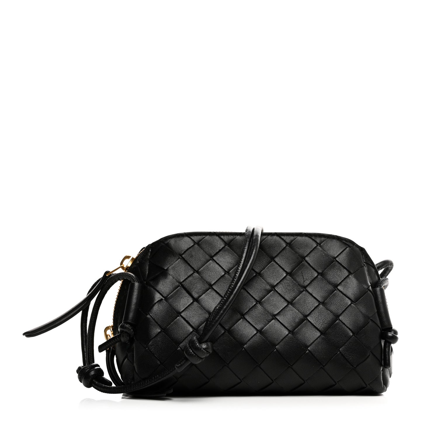 Nappa Intrecciato Concert Pouch Black