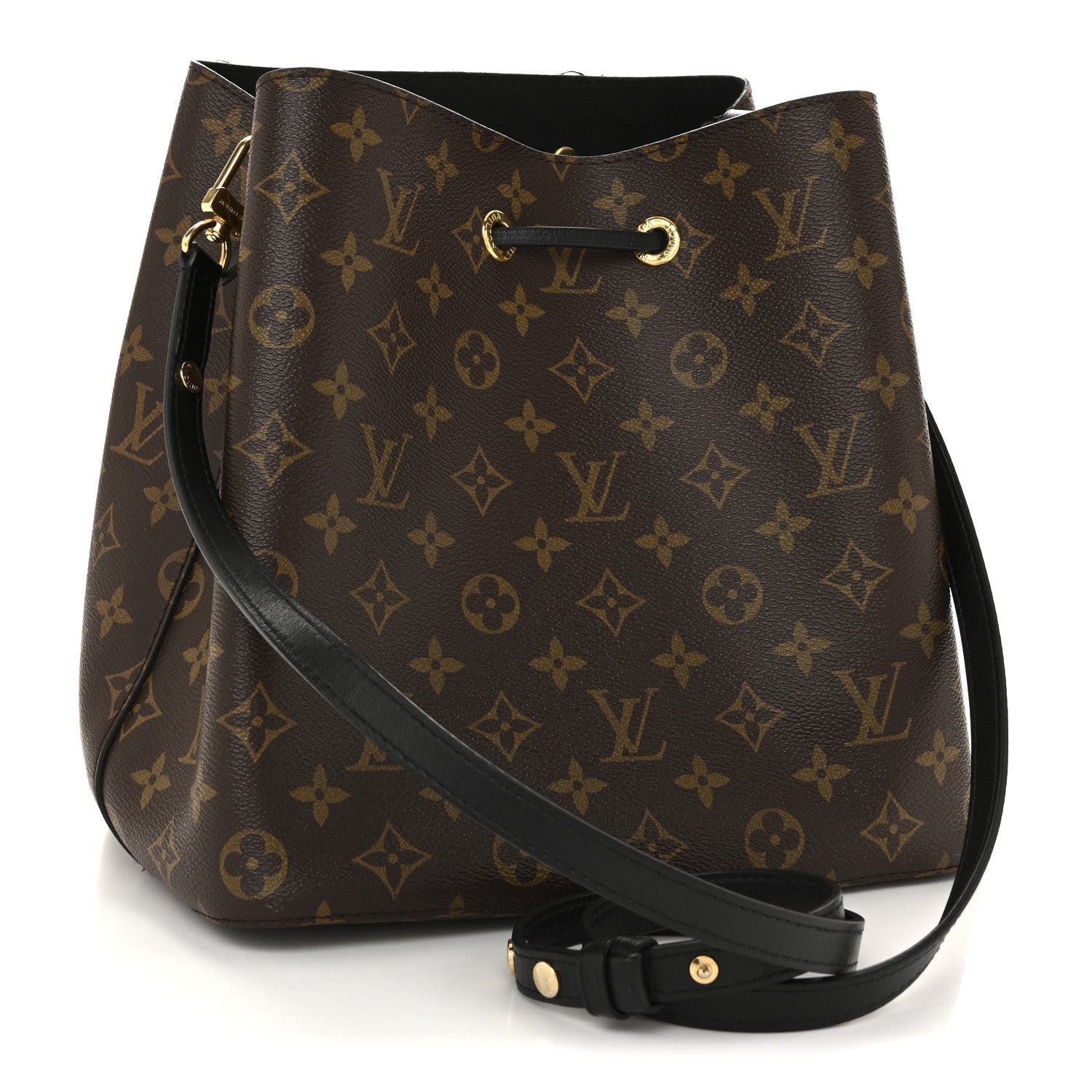 Louis Vuitton Monogram Neonoe MM Black 3 of 12
