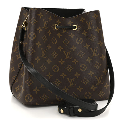 Louis Vuitton Monogram Neonoe MM Black 3 of 12
