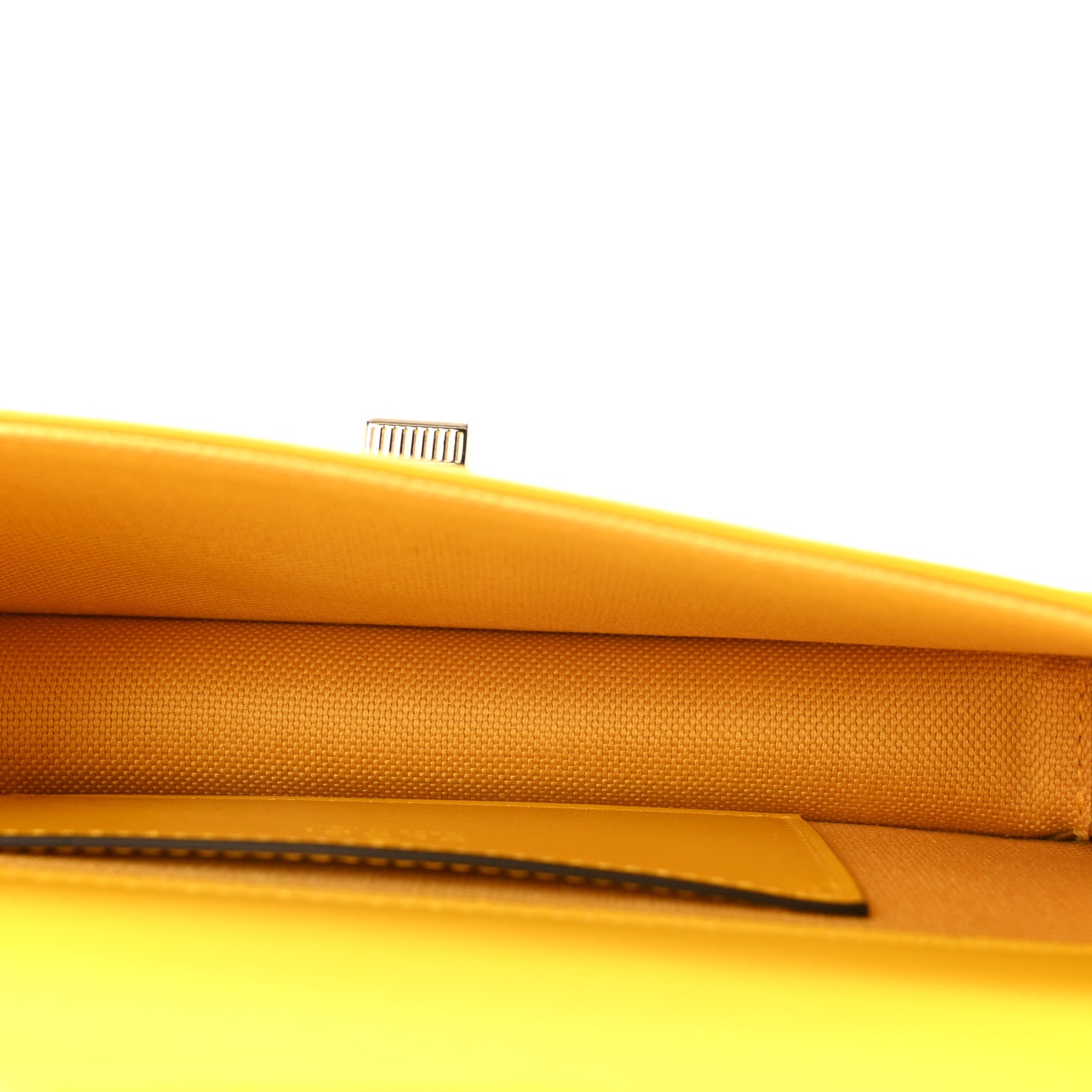 Gucci GG Monogram Scratch Lux Calfskin Mini Luce Shoulder Bag Yellow 5 of 9