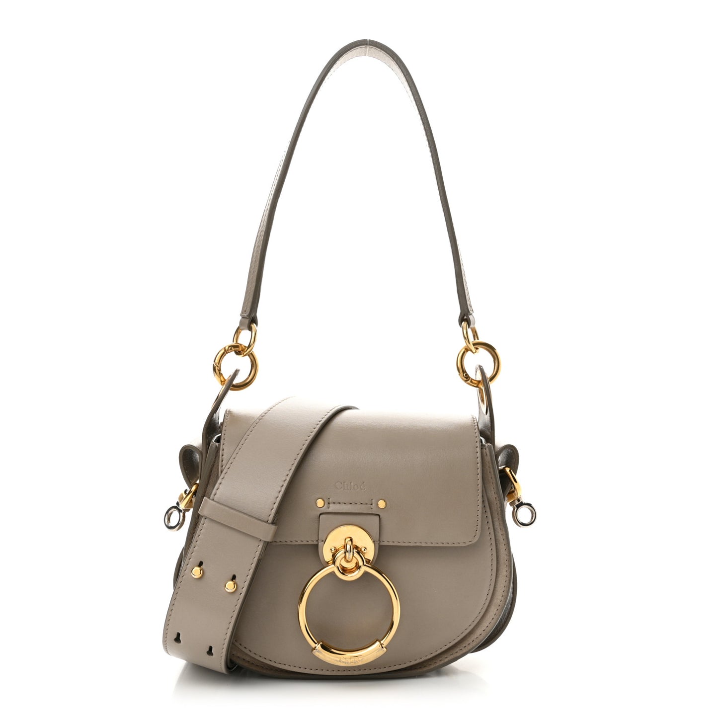 Calfskin Small Tess Bag Motty Grey