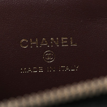 Chanel Caviar Quilted Mini Vanity Case With Chain Black 6 of 11