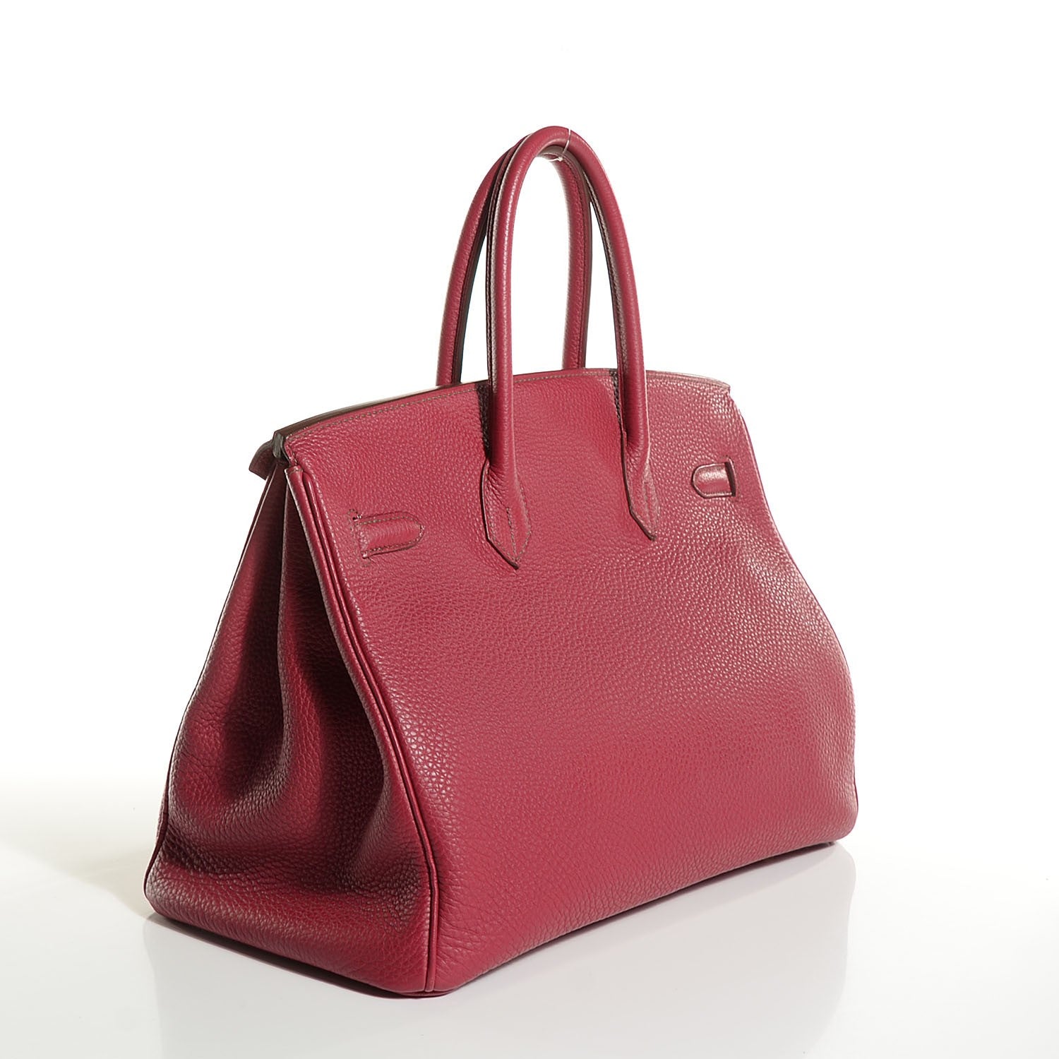 Hermes Togo Eclat Horseshoe Birkin 35 Rubis Vert Veronese 7 of 30