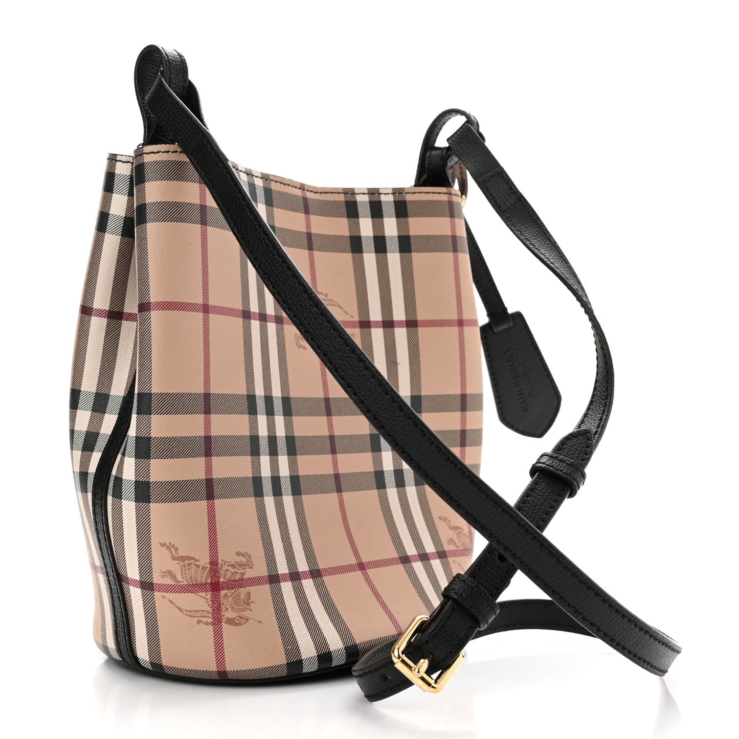 Haymarket Check Colours Small Lorne Bucket Crossbody Black