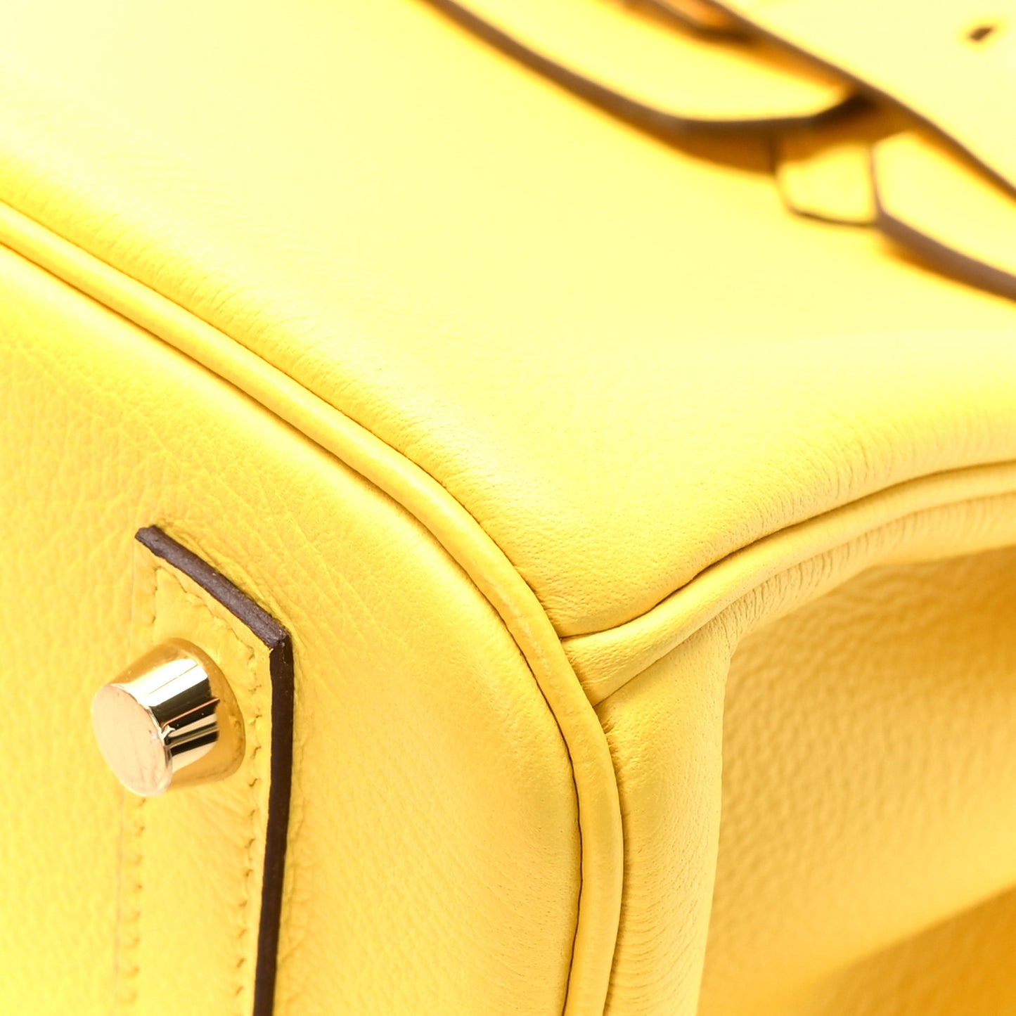 Taurillon Novillo Birkin 30 Jaune De Naples