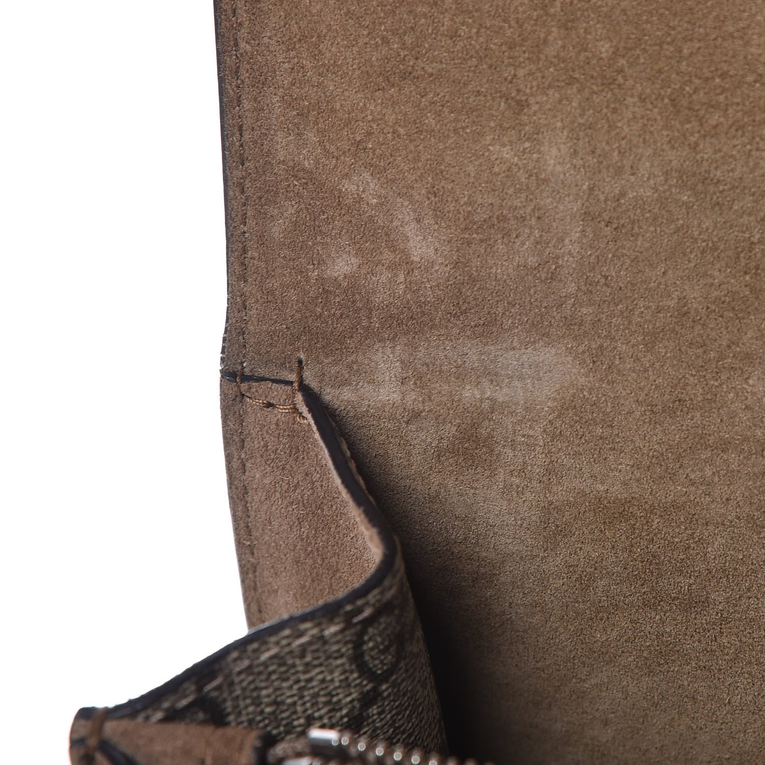 Gucci GG Supreme Monogram Small Dionysus Shoulder Bag Taupe 11 of 12