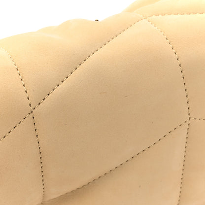 Saint Laurent Lambskin Quilted Small Loulou Puffer Monogram Chain Satchel Crema Soft 13 of 13
