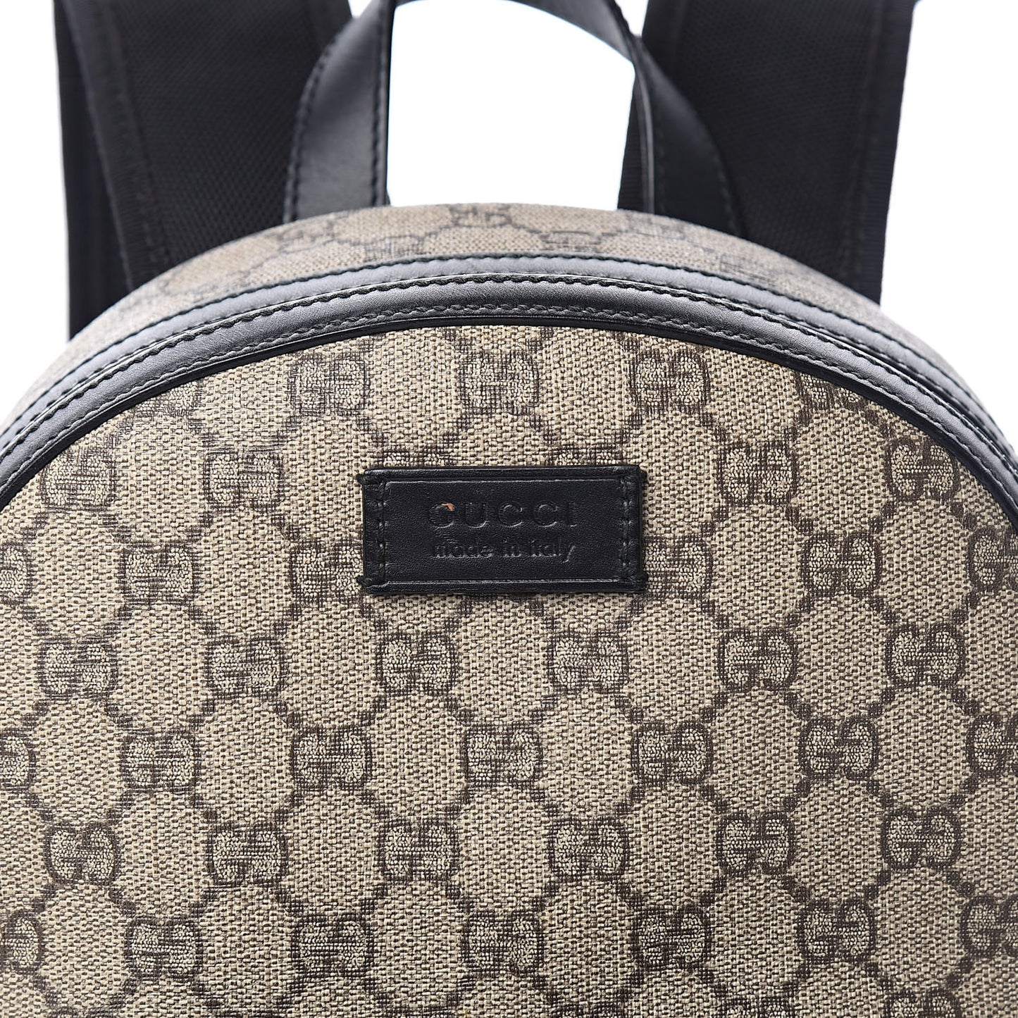 GG Supreme Monogram Small Eden Day Backpack Black