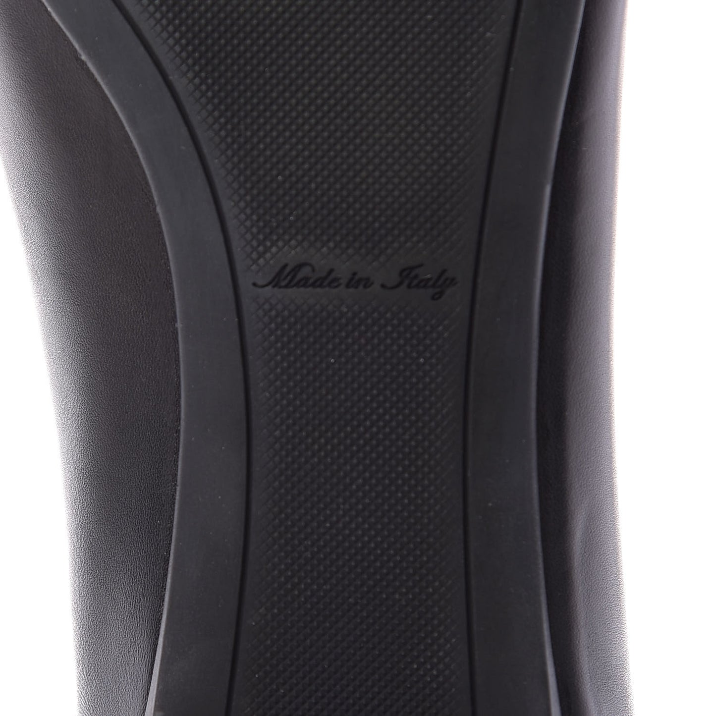 Calfskin Patent Bow Uniformes Ballet Flats 37 Black