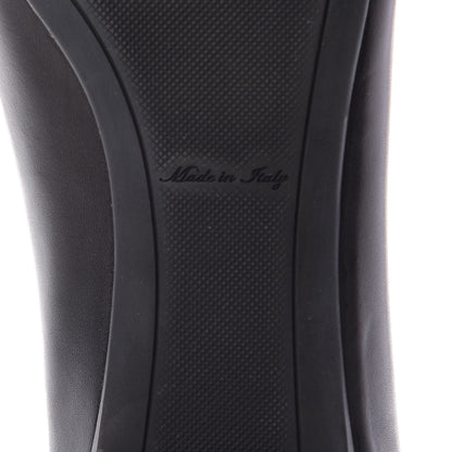 Louis Vuitton Calfskin Patent Bow Uniformes Ballet Flats 37 Black 10 of 14