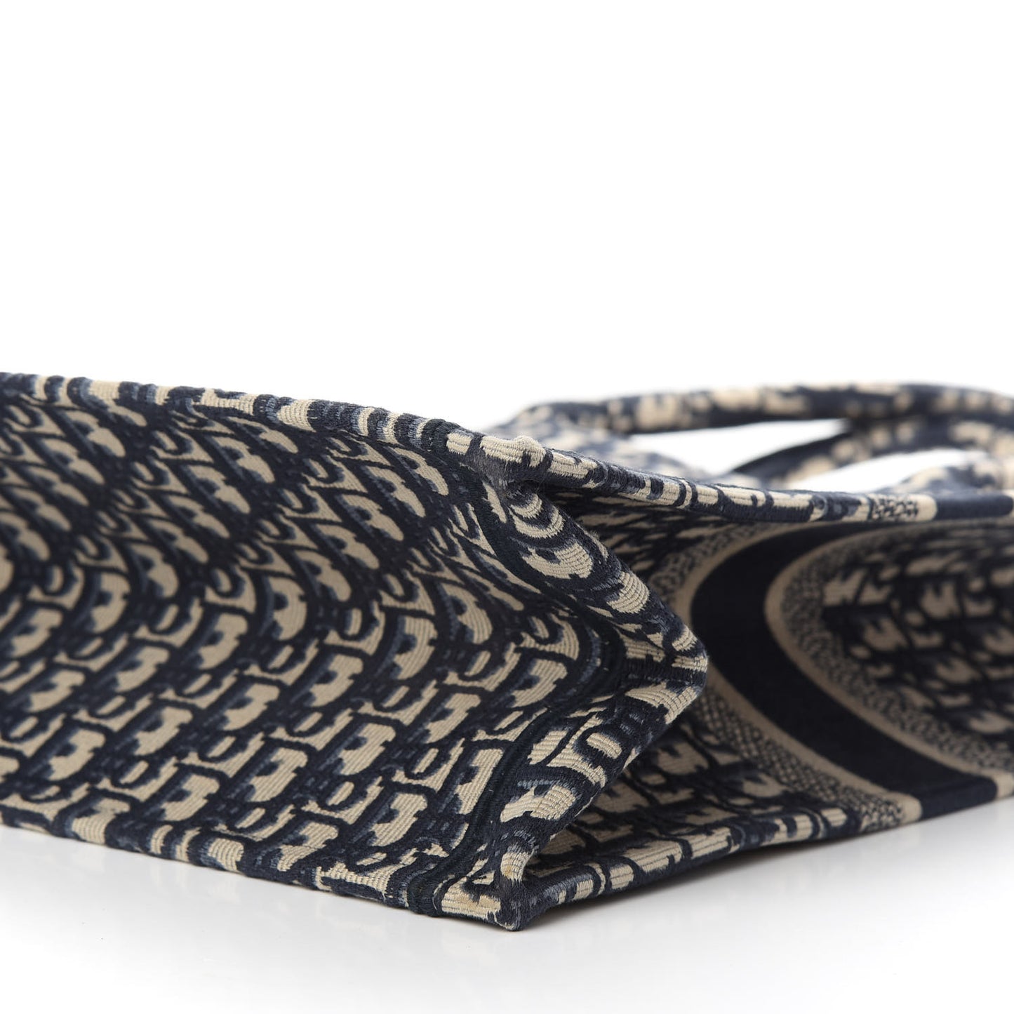 Oblique Book Tote Blue Multicolor