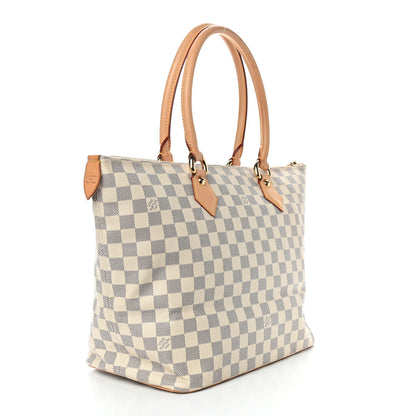 Louis Vuitton Damier Azur Saleya MM 3 of 8