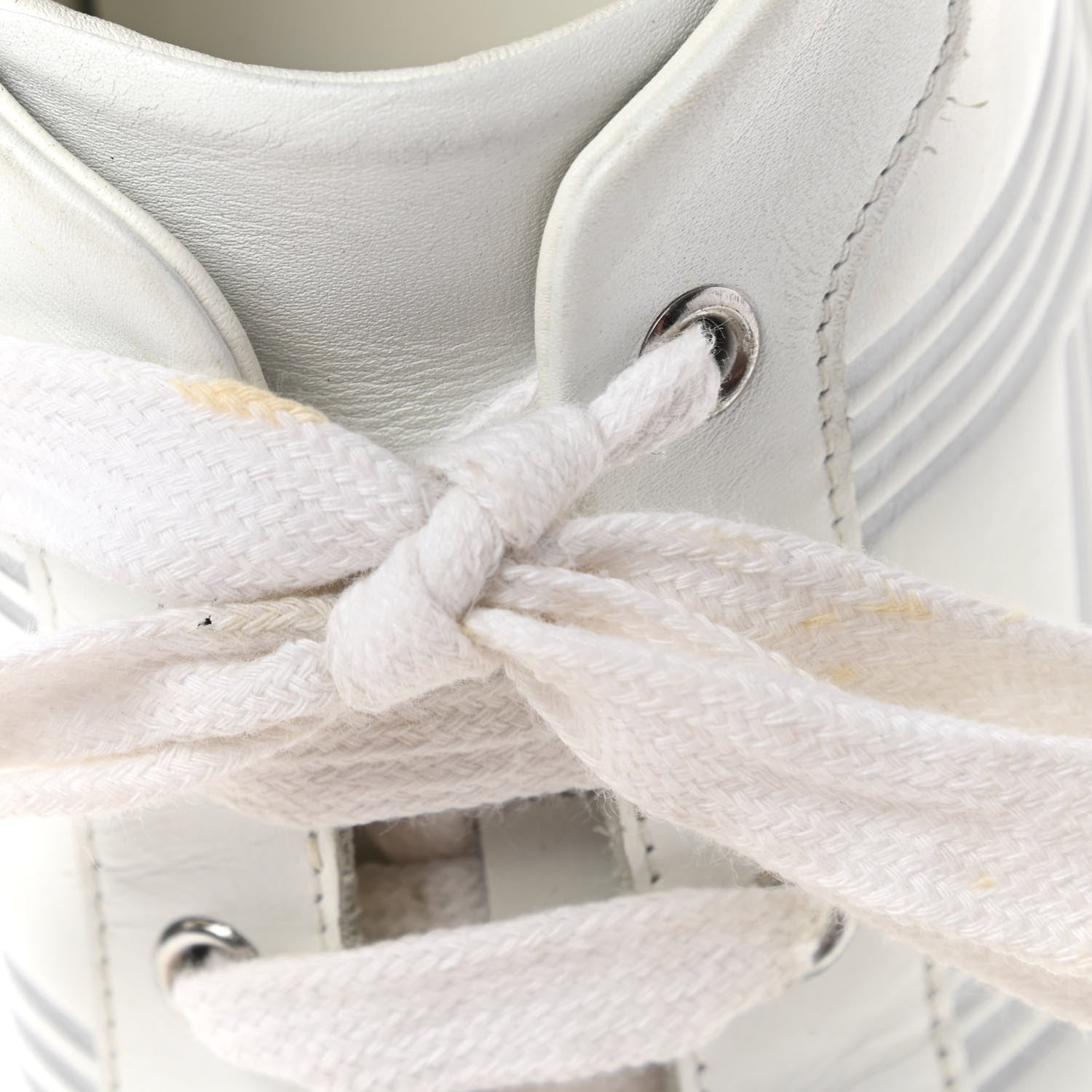 Hermes Nappa Womens Avantage Sneakers 40 White Argent 9 of 9