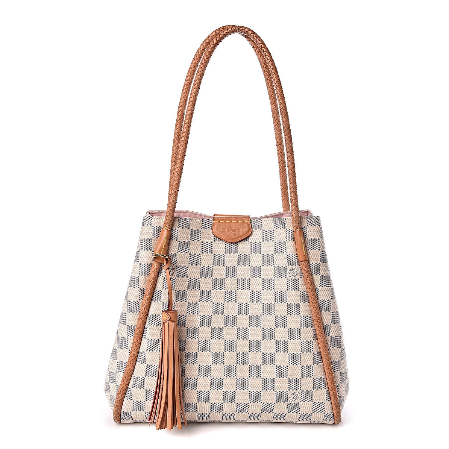 Louis Vuitton Damier Azur Propriano Rose Ballerine 1 of 16