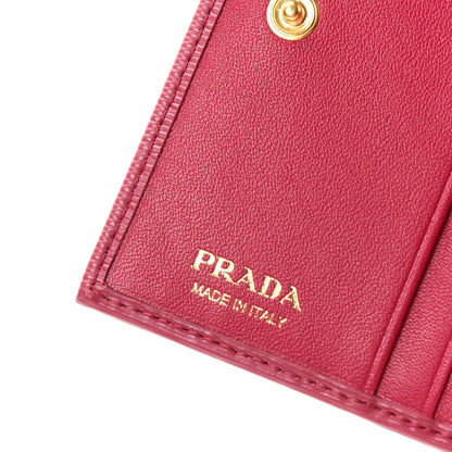 Prada Vitello Move Bi-Fold Wallet Ibisco 6 of 7