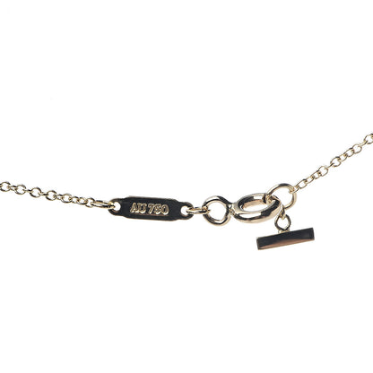 Tiffany 18K Yellow Gold Tiffany T Two Open Horizontal Bar Pendant Necklace 5 of 6