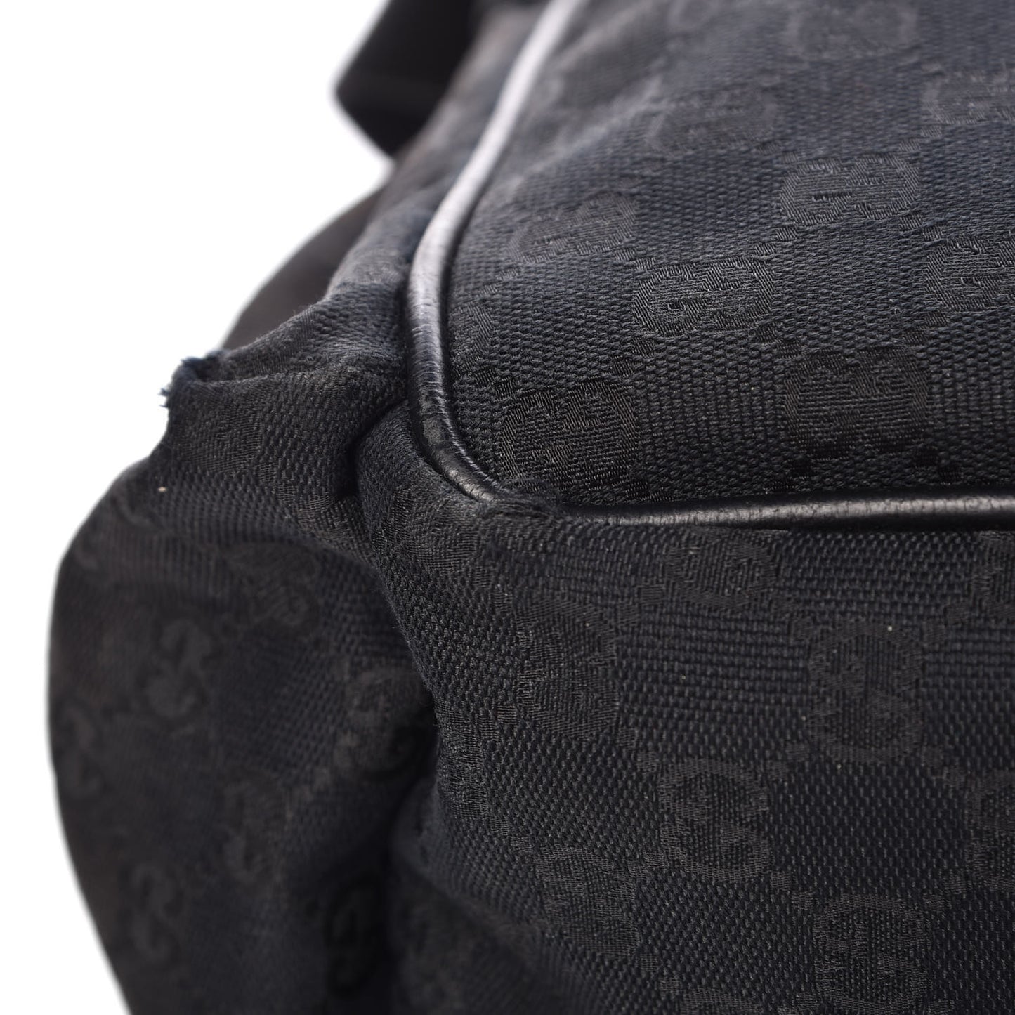 Monogram Large Diaper Bag Black