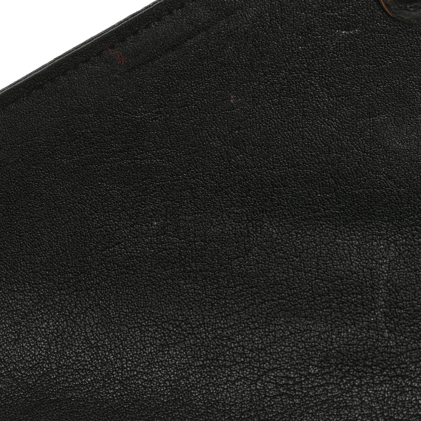 Sheepskin Matelasse Chevron Monogram Medium College Bag Black