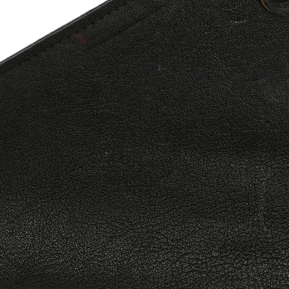 Saint Laurent Sheepskin Matelasse Chevron Monogram Medium College Bag Black 11 of 11