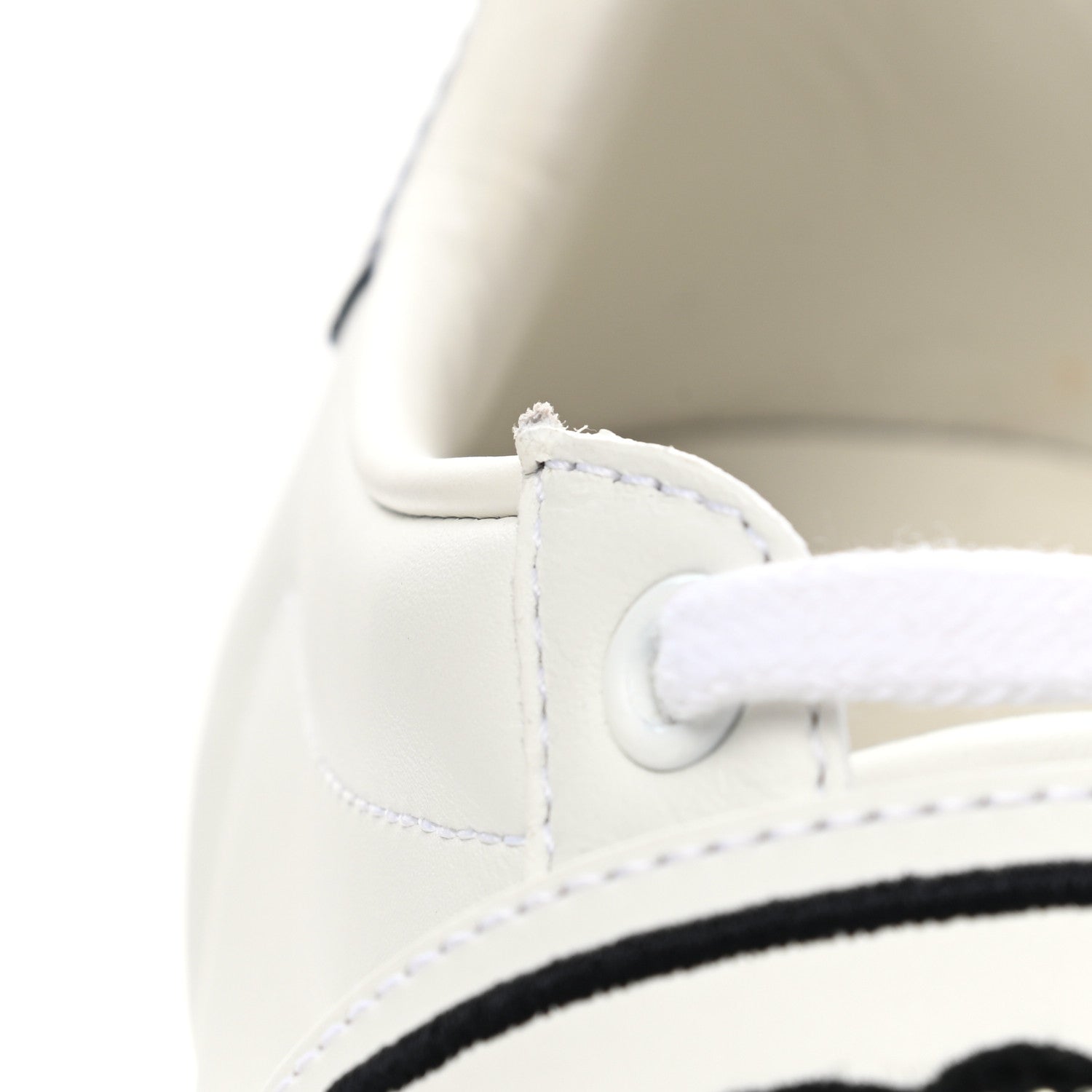 Gucci Calfskin Ayers Web Crystal LOVED Womens New Ace Sneakers 38 White 9 of 12