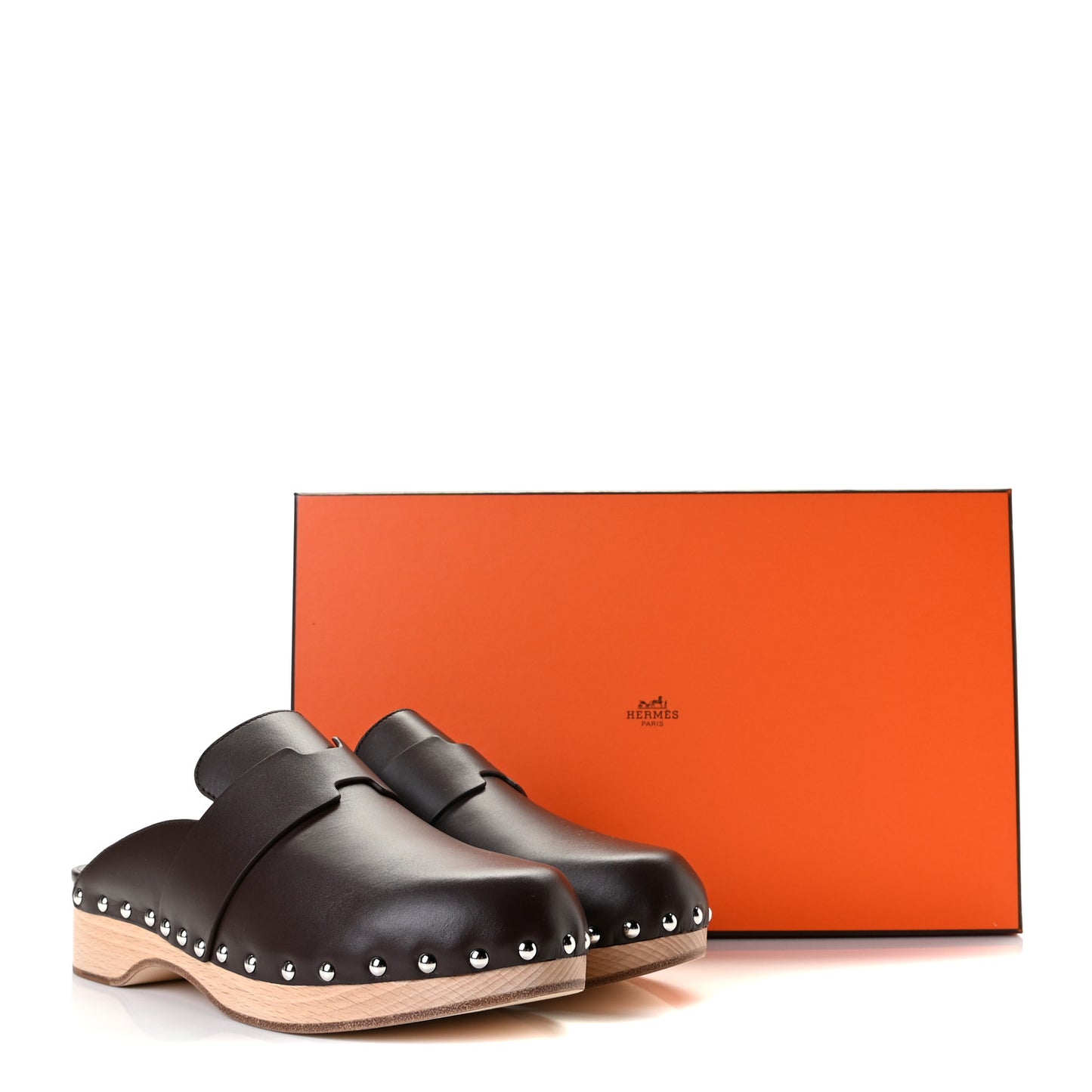 Calfskin Calya Mules 38 Cafe