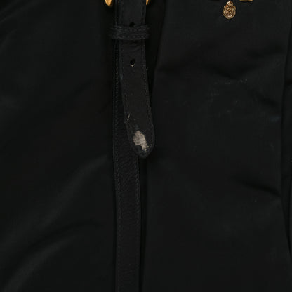 Prada Tessuto Nylon Vitello Daino Tote Black 10 of 10