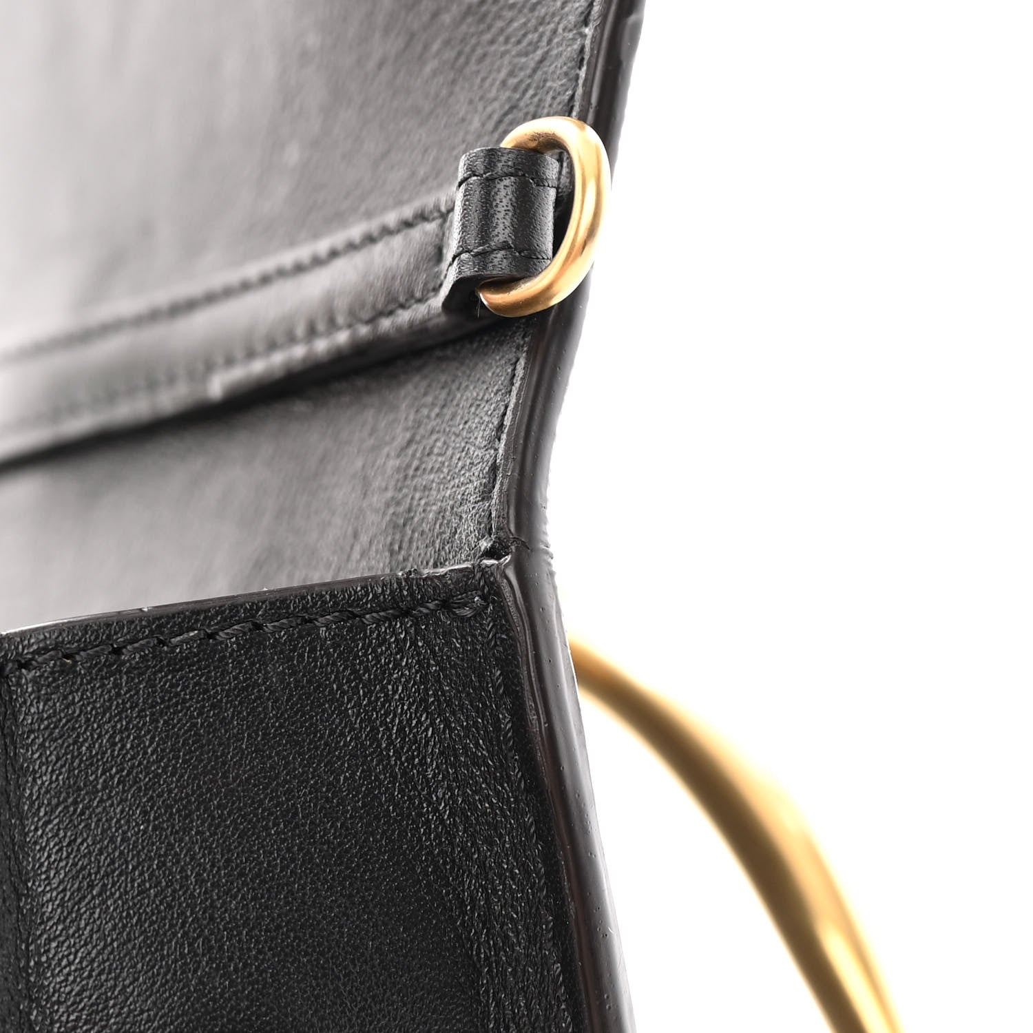 Chloe Calfskin Small Nile Bracelet Minaudiere Bag Black 13 of 20