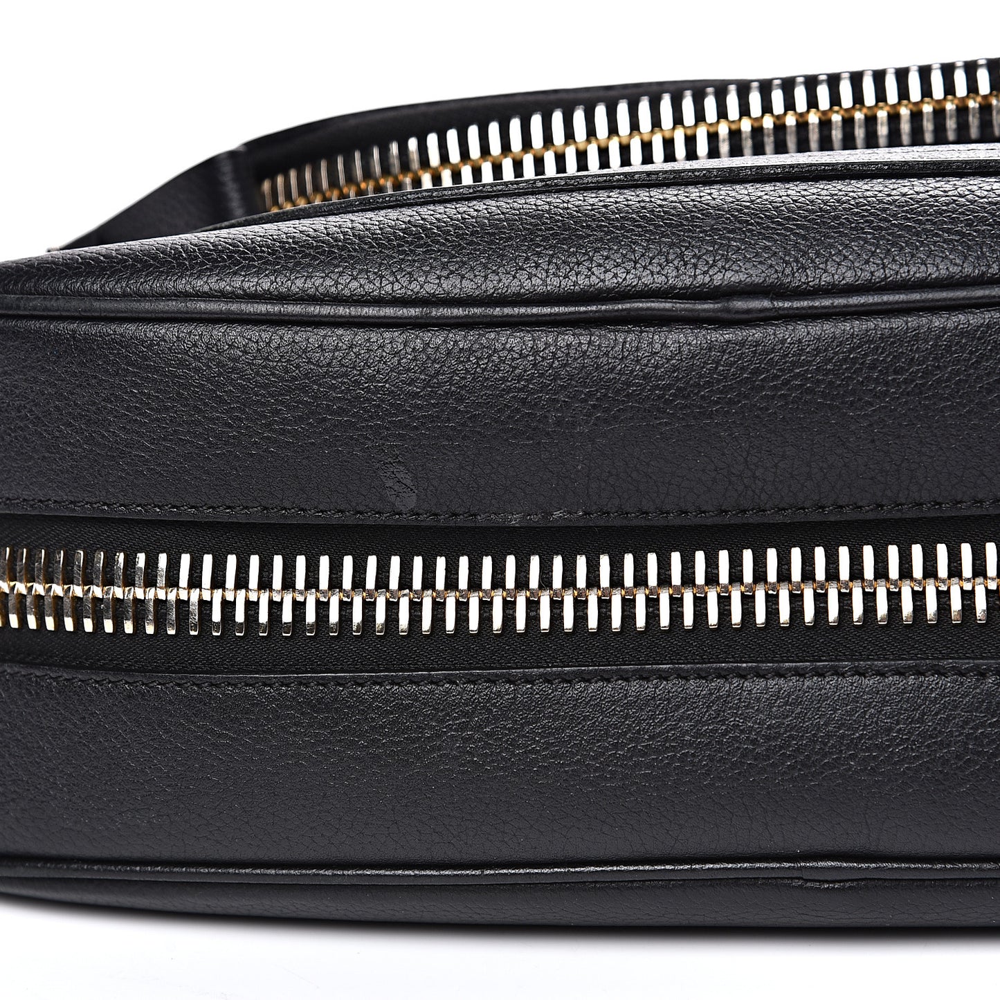 Grained Calfskin Medium Jennifer Crossbody Bag Black