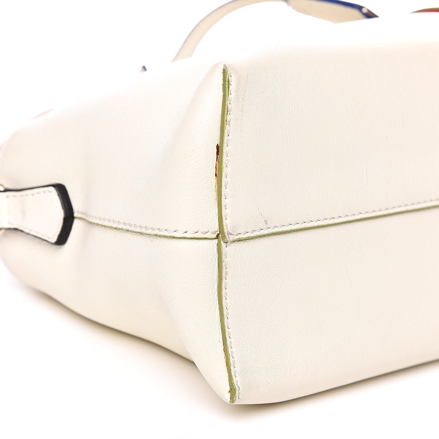 Vitello Dolce Marquetry Medium By The Way Boston Bag White Multicolor