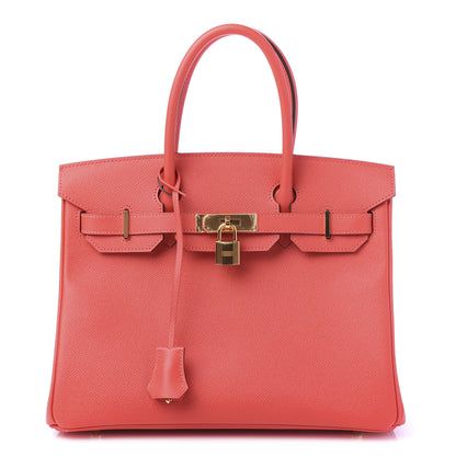 Hermes Epsom Birkin 30 Rose Jaipur 1 of 12