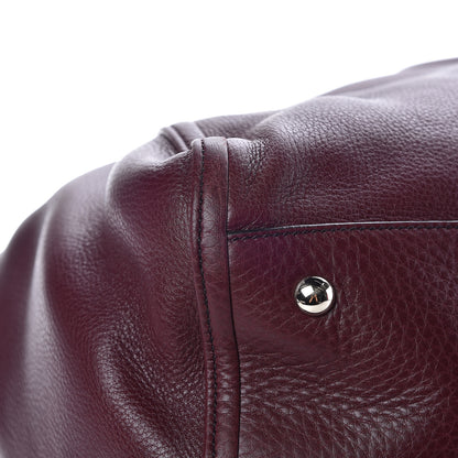 Gucci Pebbled Calfskin Large Soho Shoulder Bag Bordeaux 9 of 12