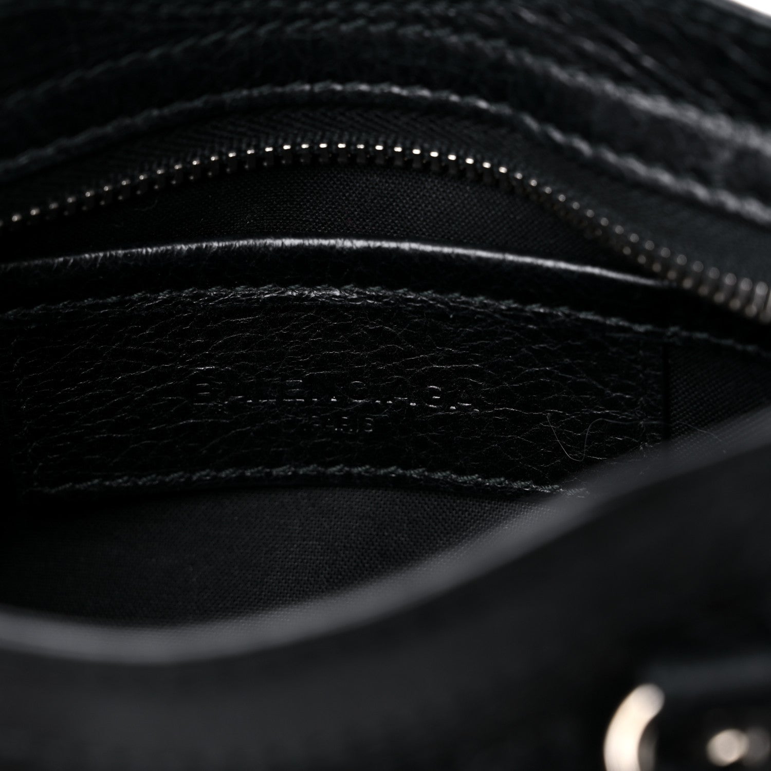 Balenciaga Agneau Classic Silver Hardware Nano City Black 7 of 10