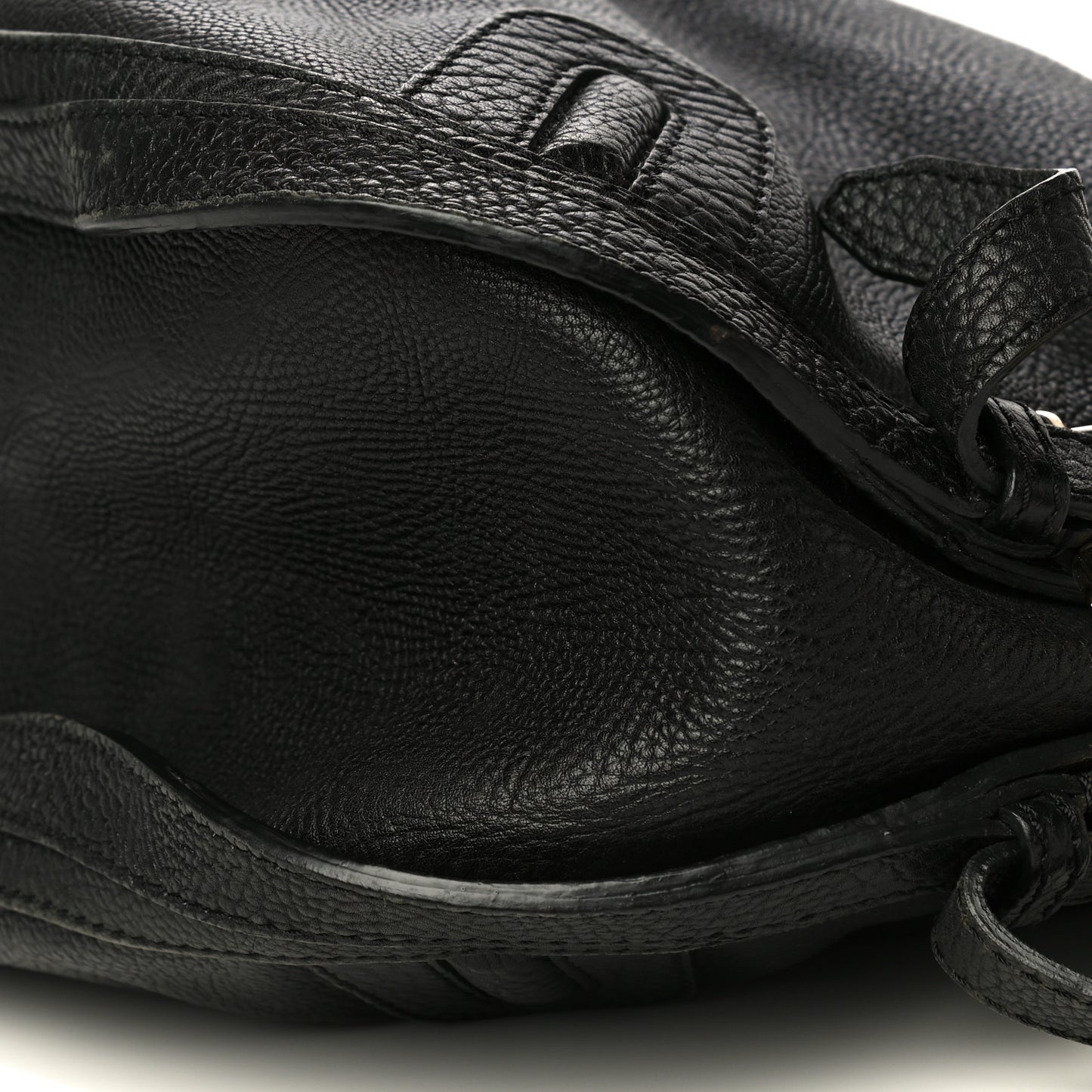 Calfskin Hobo Black