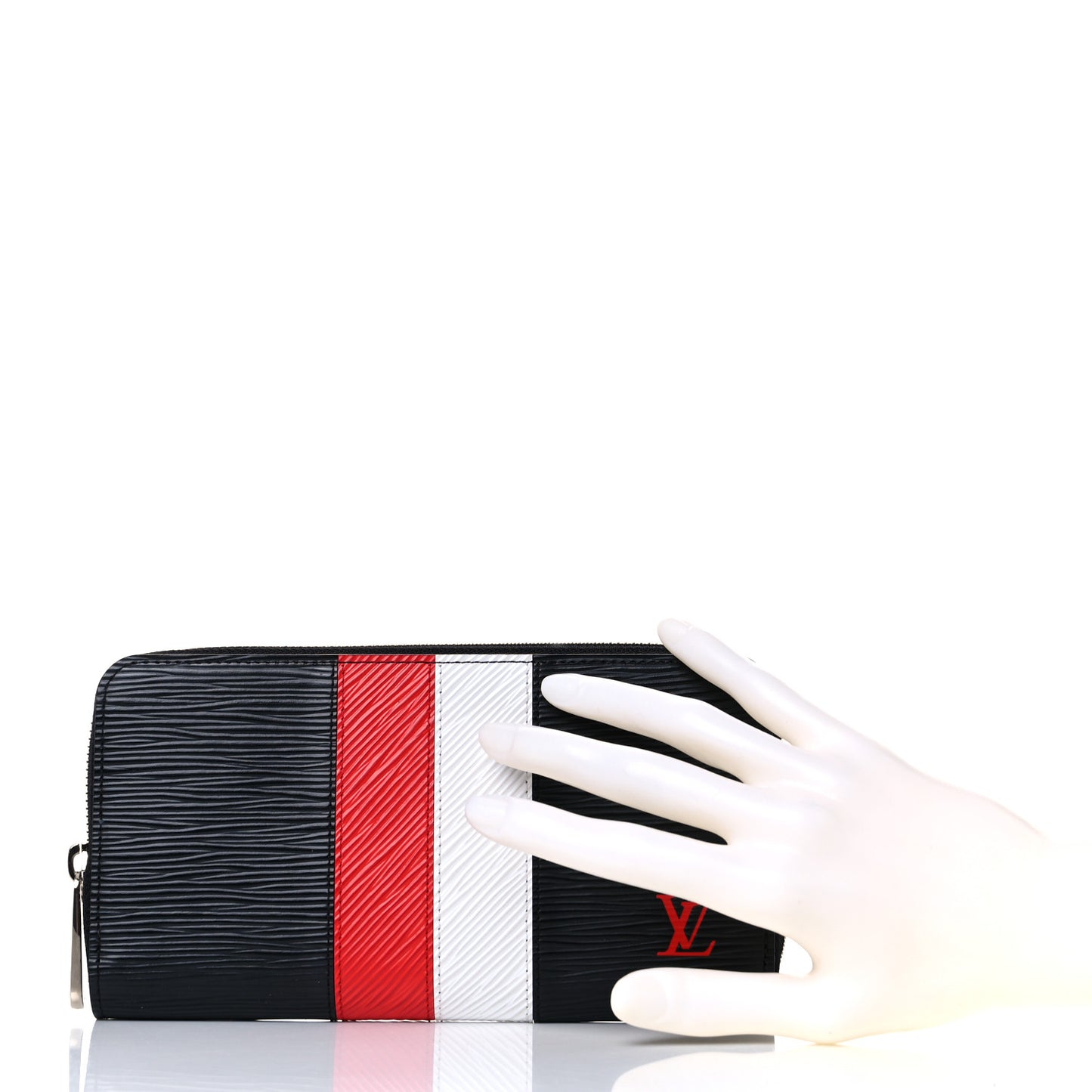 Epi Zippy Wallet Black Stripe