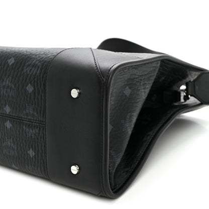 MCM Visetos Large Munchen Tote Black 10 of 10