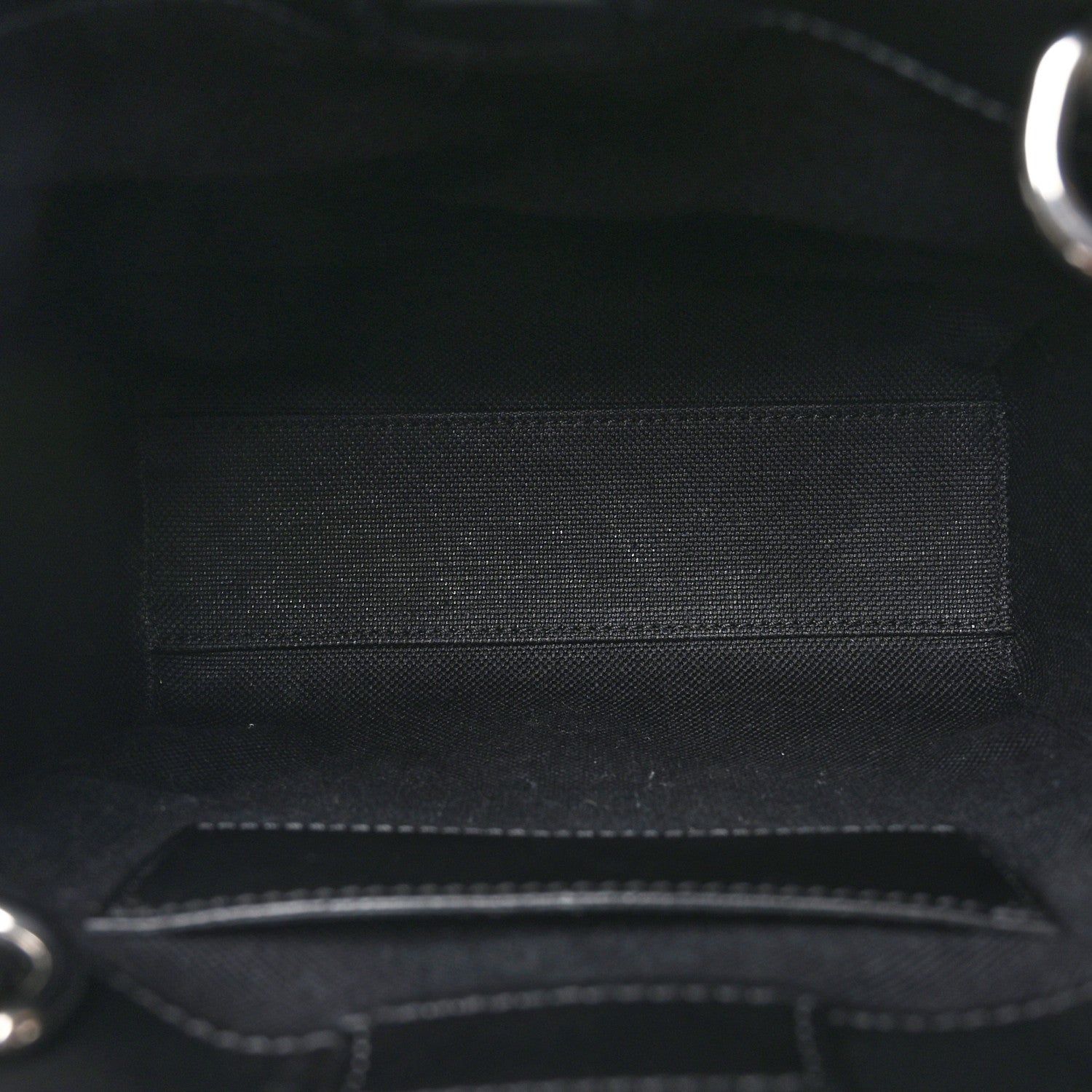 Gucci GG Supreme Monogram Appia Calfskin Web Mini Tote Bag Black 5 of 9