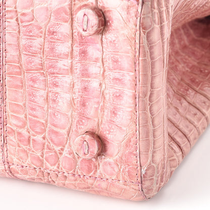 Nancy Gonzalez Crocodile Tote Pink 13 of 13