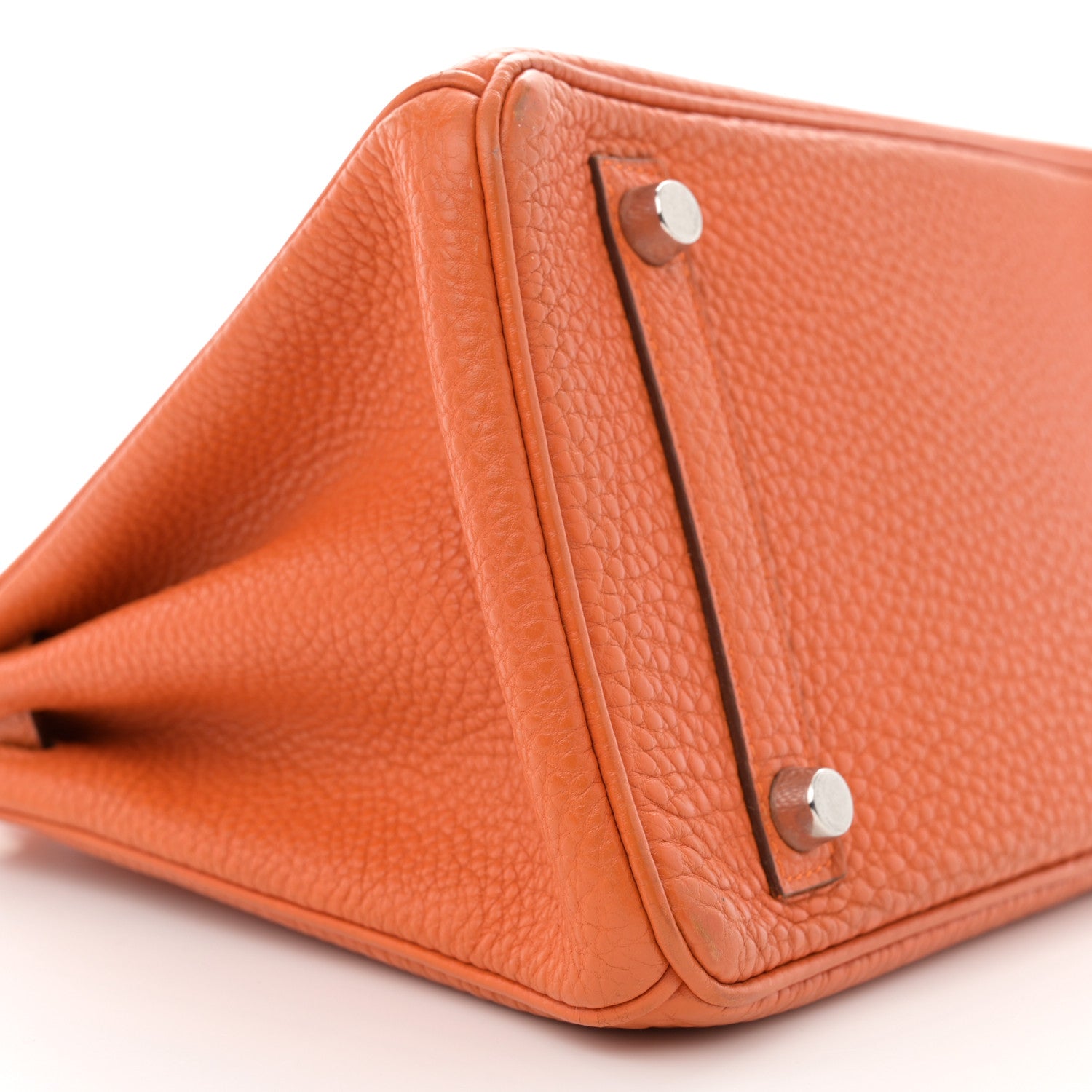 Hermes Togo Birkin 25 Orange 9 of 15