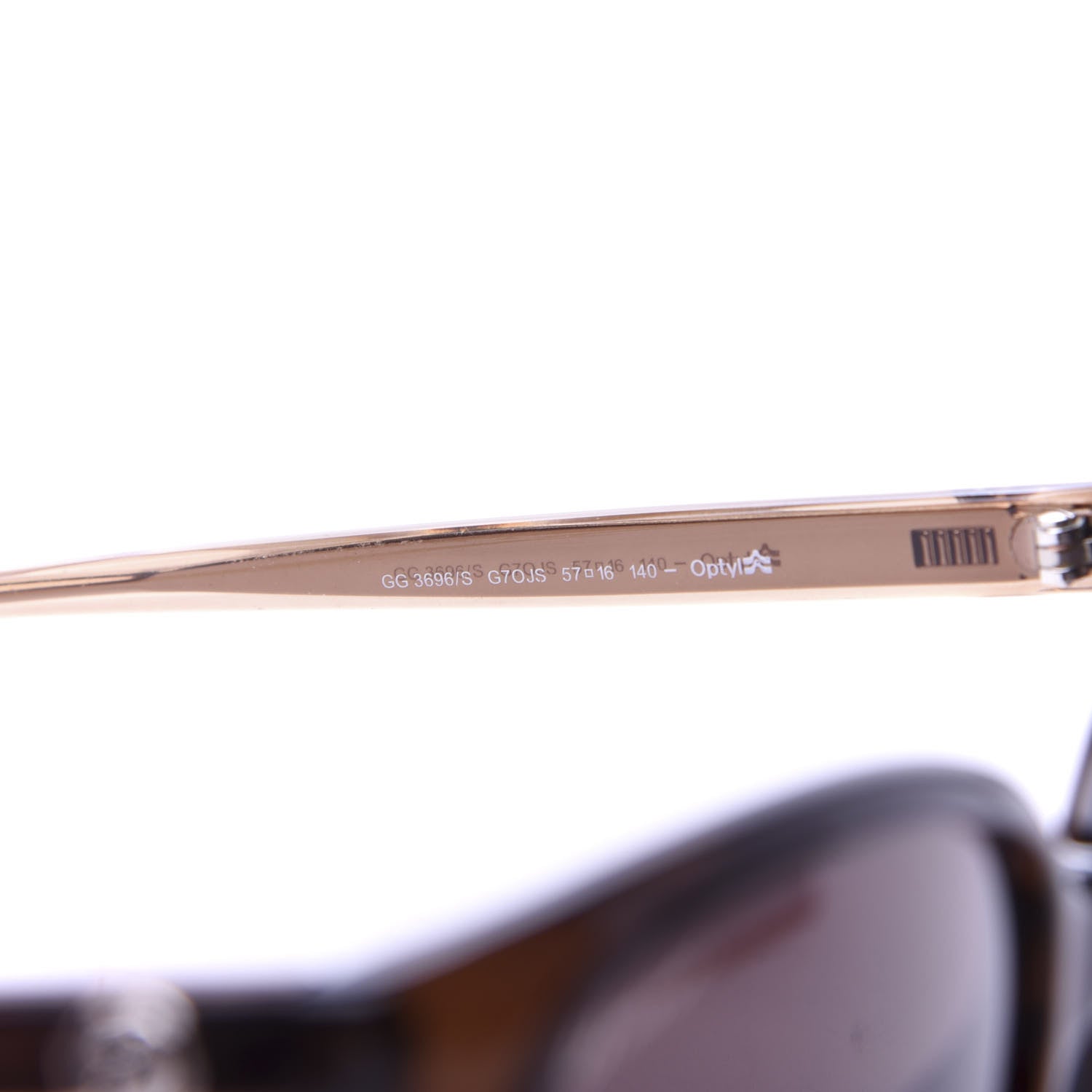 Gucci Square Frame Oversized Sunglasses GG3696/S Brown 6 of 8