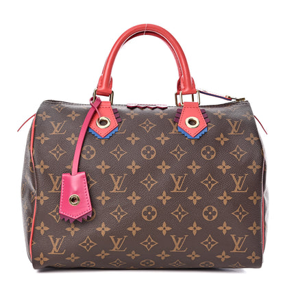 Louis Vuitton Monogram Totem Speedy 30 Flamingo 1 of 10