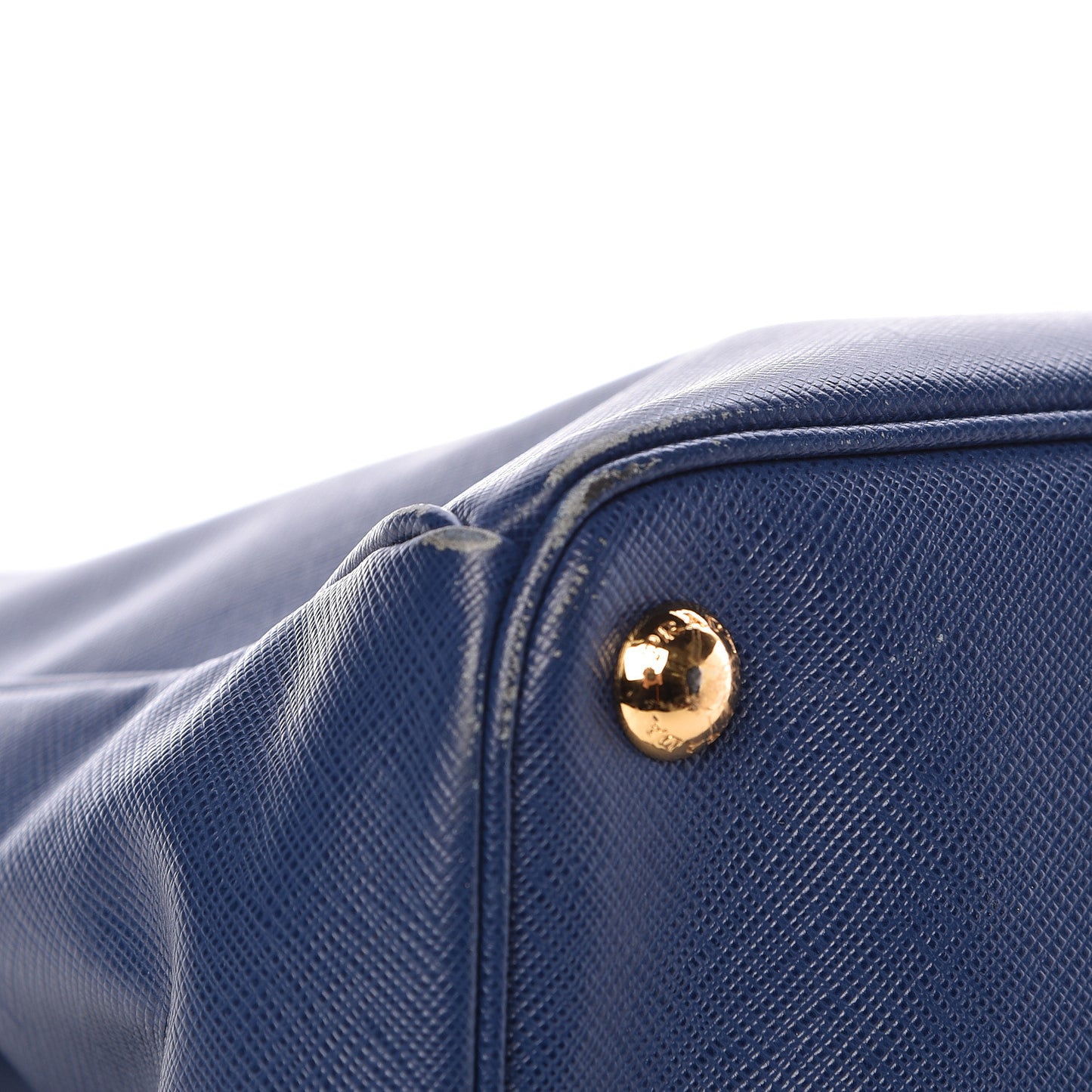 Saffiano Large Galleria Double Zip Tote Bluette