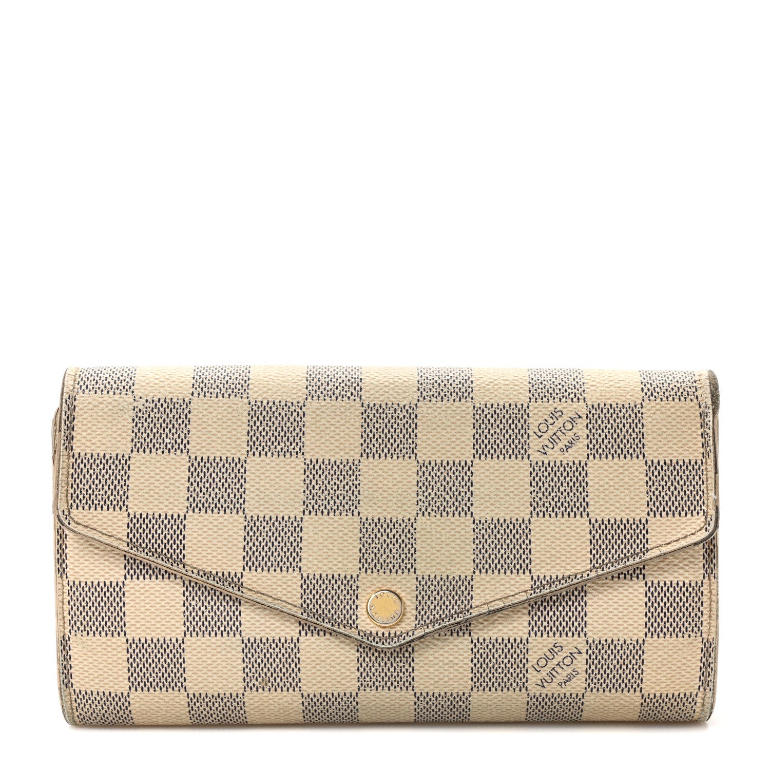 Louis Vuitton Damier Azur Sarah Wallet NM 1 of 9